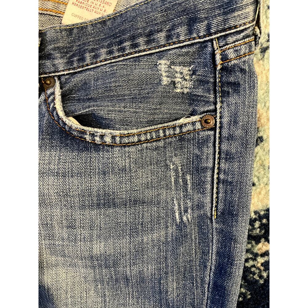 Lucky Brand Woman's Jeans Dungarees Blue Size 8/29 Dream Cuffed Crop - Picture 5 of 7